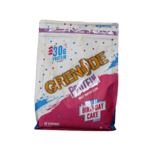 grenade protein birthday cake